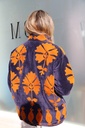 Chaqueta MARÍA Marino-Naranja