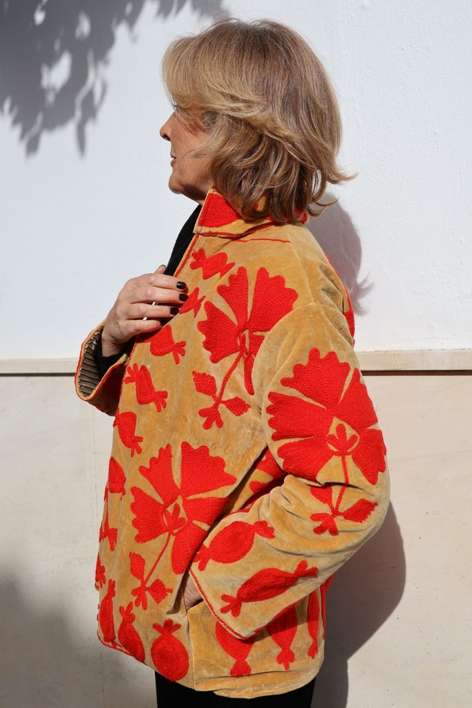 Chaqueta MARÍA Albero-Rojo