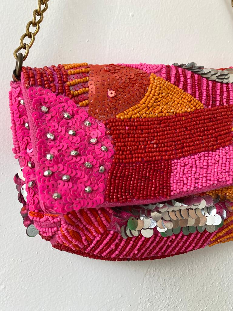 Bolso Checo fucsia