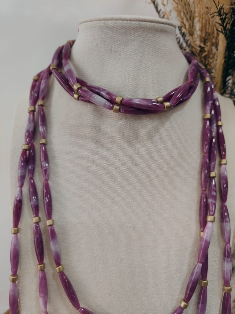 Collar Luca morado