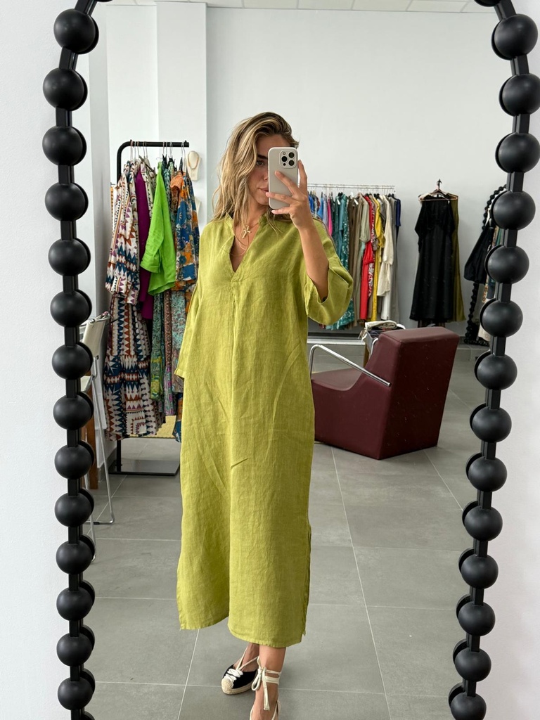 Vestido DOHA Pistacho