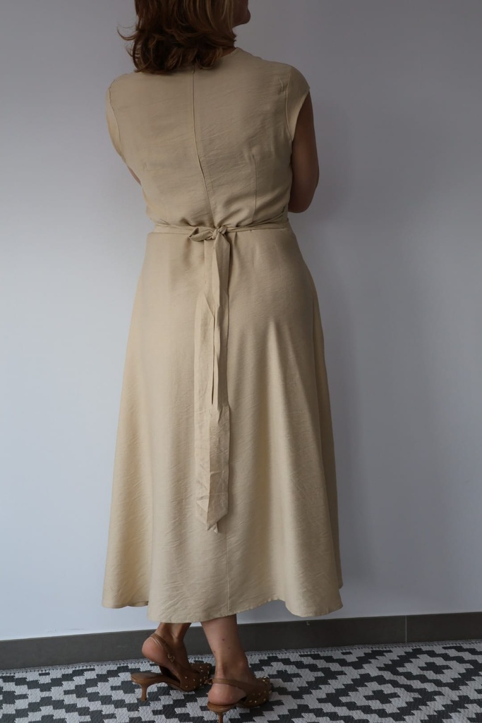 Vestido ALMANSA Vainilla