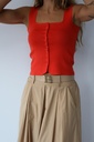 Top LAUREL Rojo