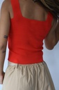 Top LAUREL Rojo