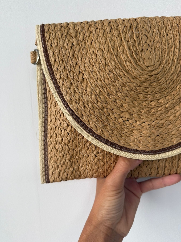 Bolso RIBETES Marrón