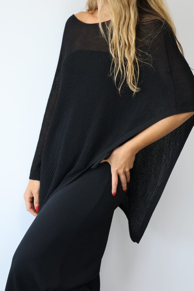 Poncho PEPERO Negro