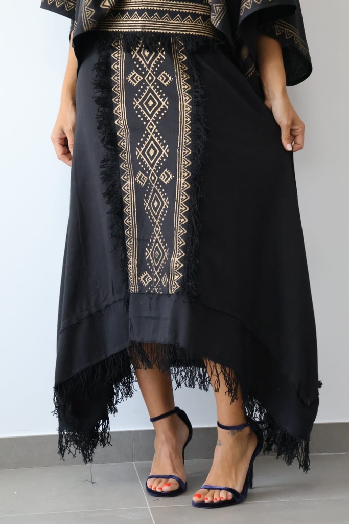 Falda ISKOLA Negro