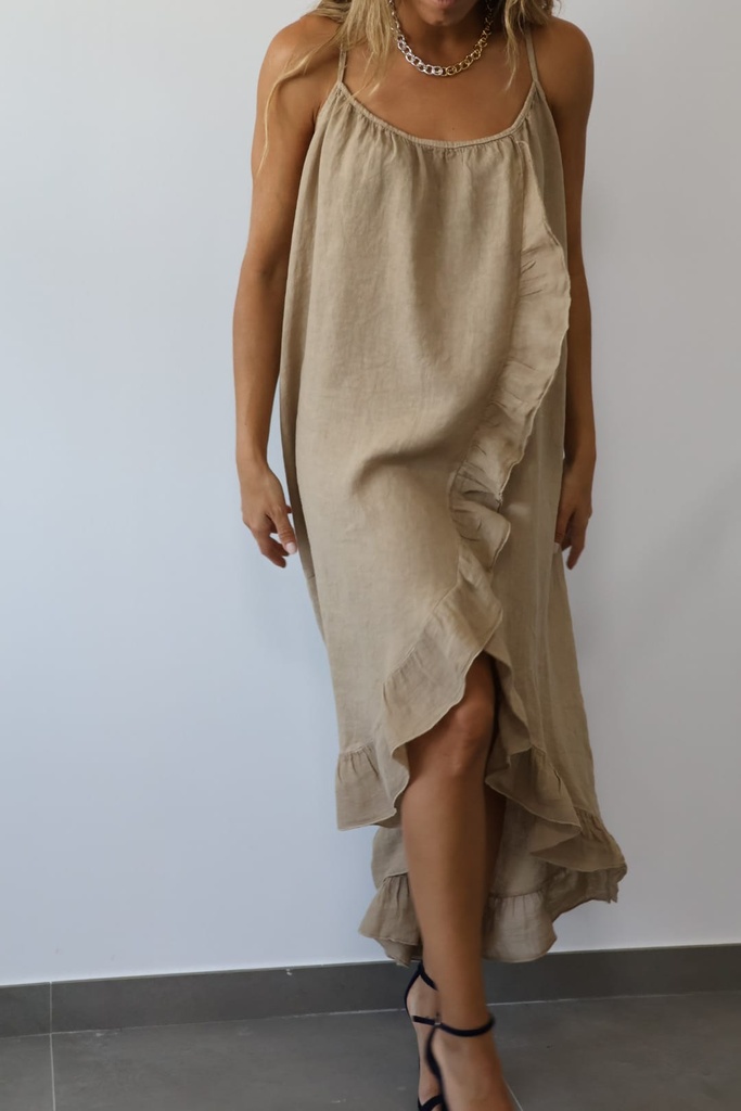 Vestido LOLA Camel