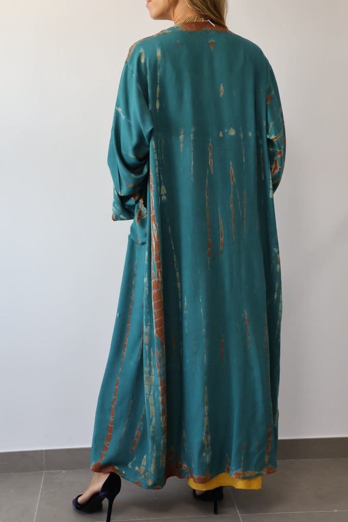 Kimono VOLCÁN Turquesa