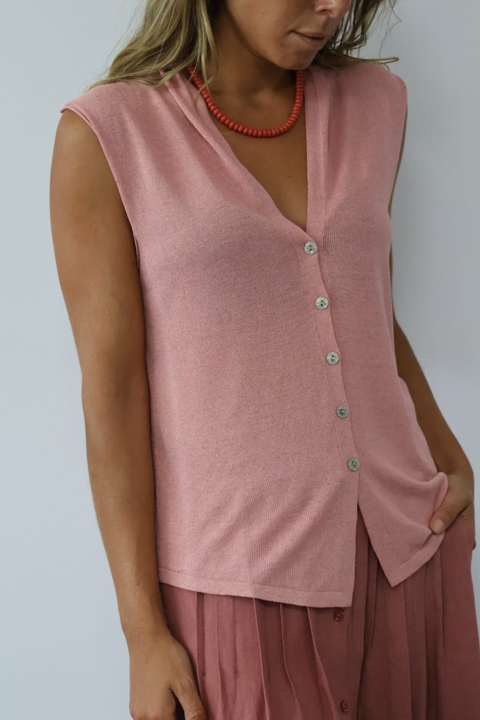 Chaleco CULTIVO Rosa