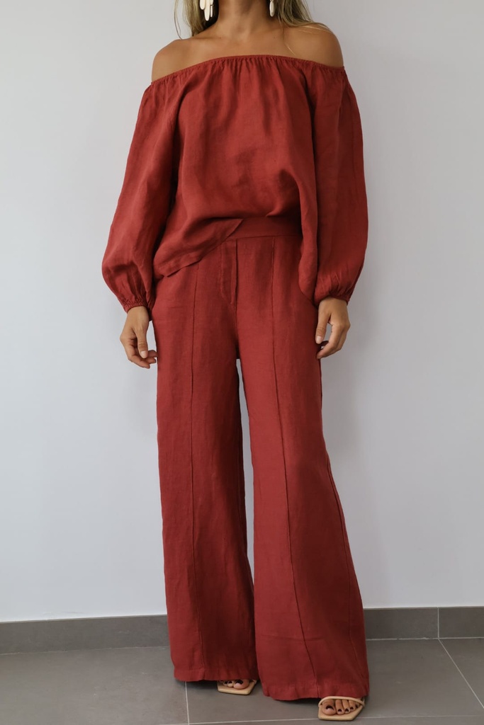 Pantalón 50666 Teja