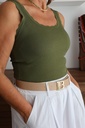 Top BLONDA kaki