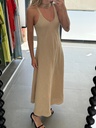 Vestido CIRUELA Camel
