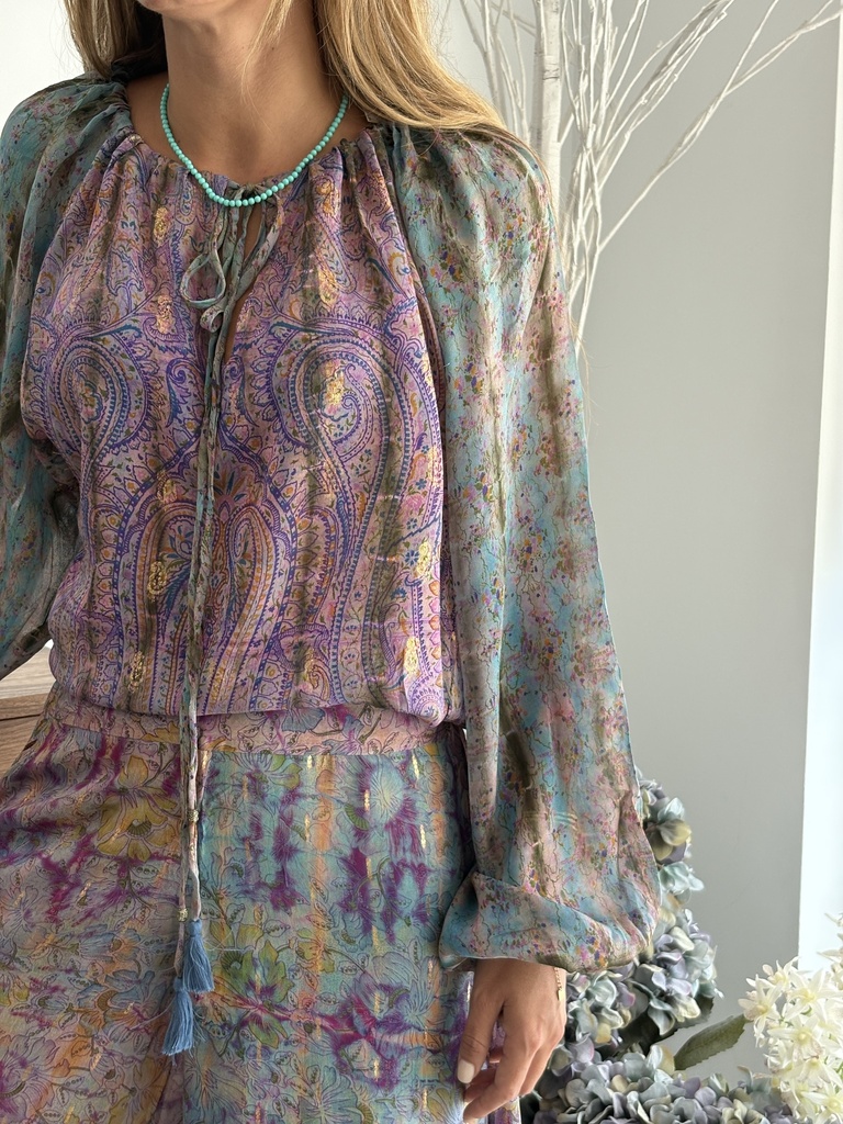 Conjunto LLANES Liso Morado