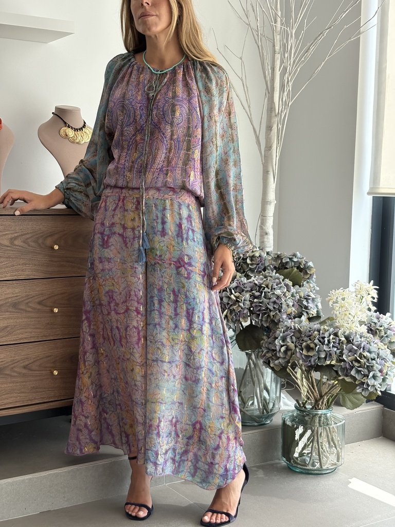 Conjunto LLANES Liso Morado