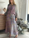 Conjunto LLANES Liso Morado
