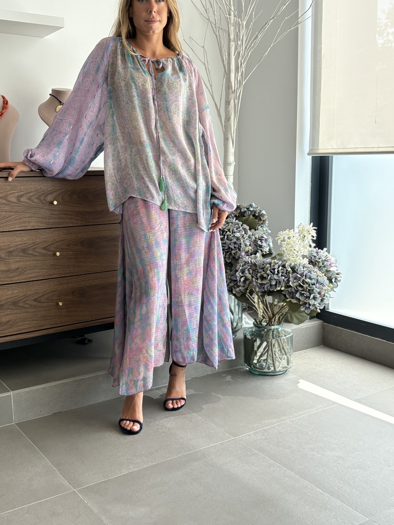 Conjunto LLANES Liso Malva