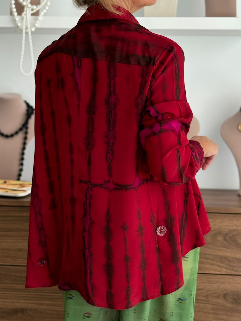 Conjunto MADISON Verde/Burdeos