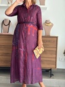 Vestido SUANCES Berenjena
