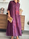Vestido SUANCES Berenjena