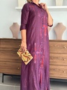 Vestido SUANCES Berenjena