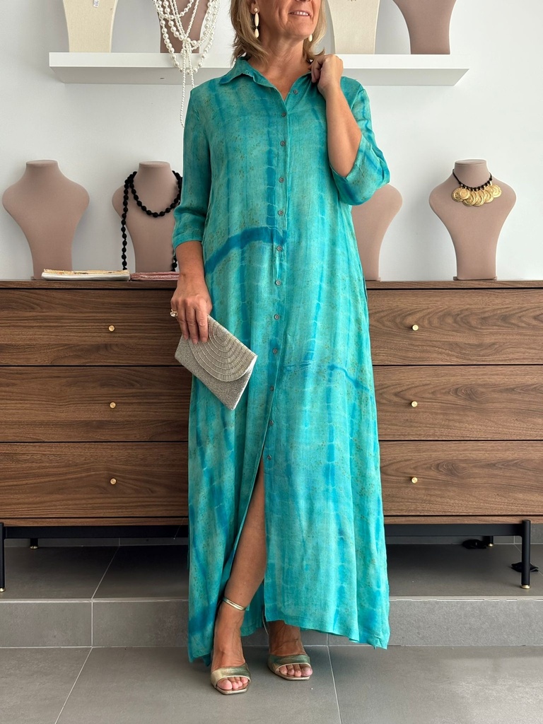 Vestido SUANCES Turquesa