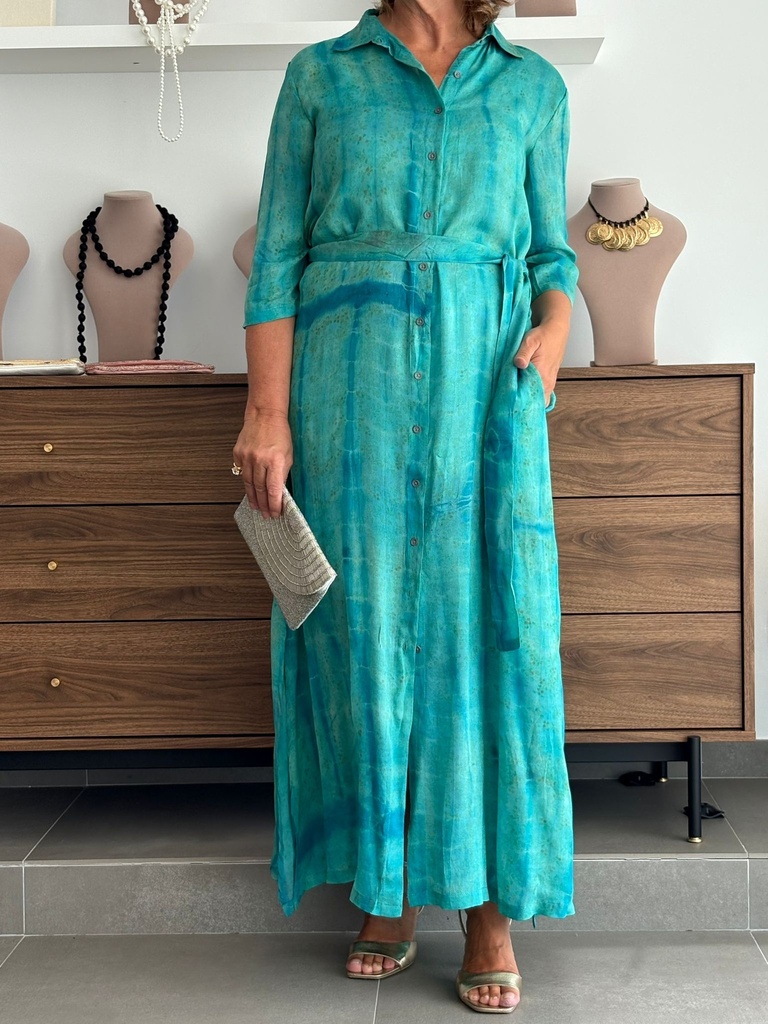 Vestido SUANCES Turquesa