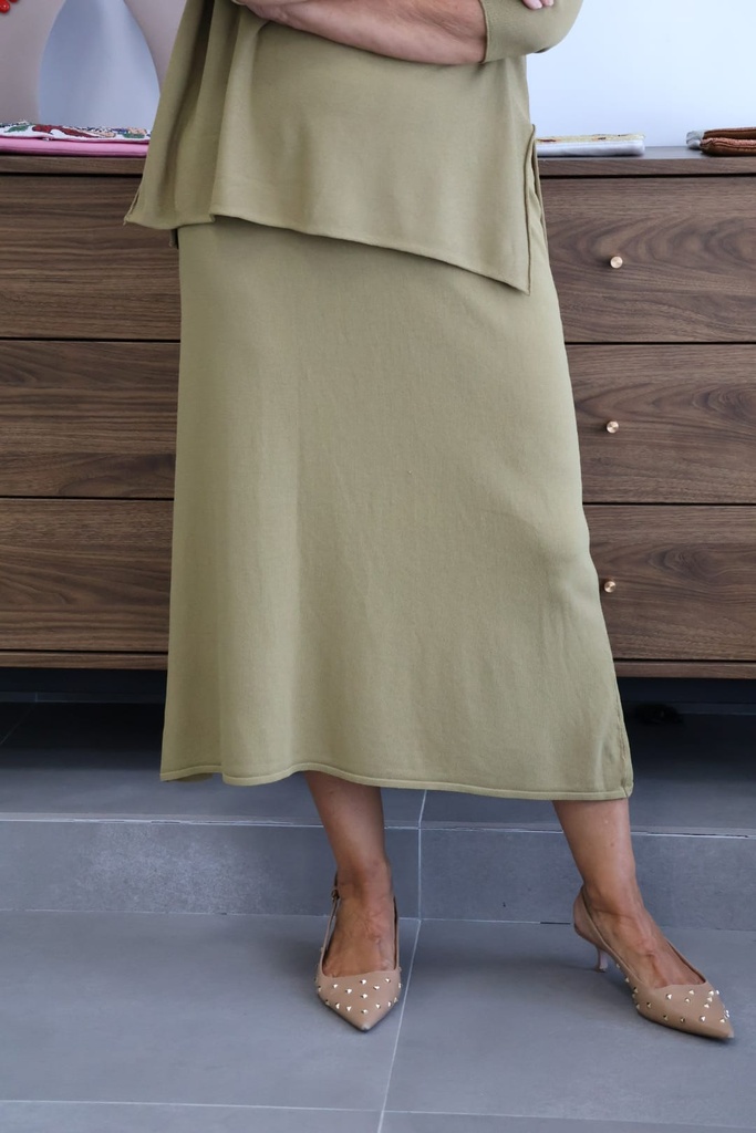 Falda ELVIRA Verde Musgo