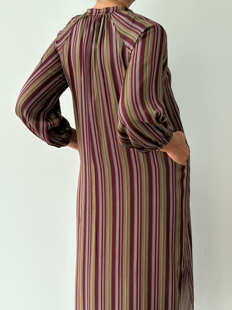 Vestido VALENCIA Tinto