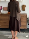 Vestido SORAYA Chocolate