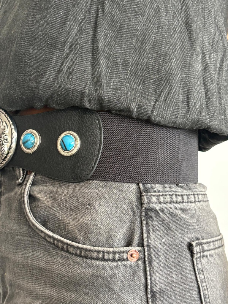 Cinturón MEDALLON Turquesa