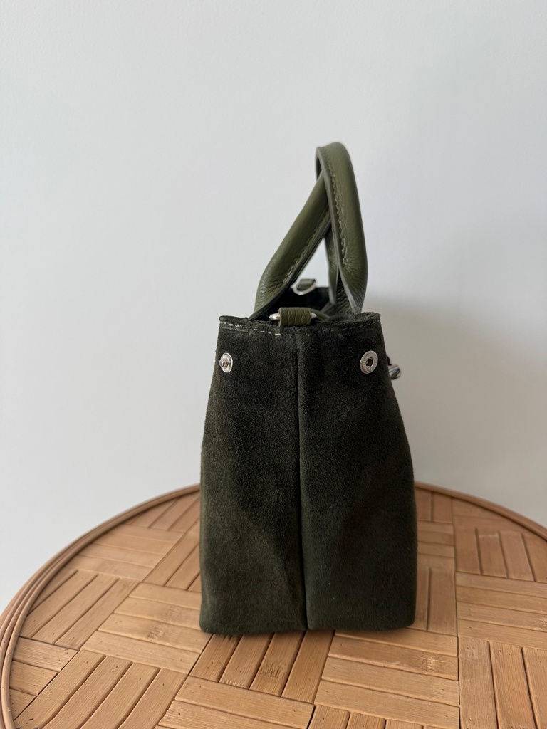 Bolso HUESO Ante Verde