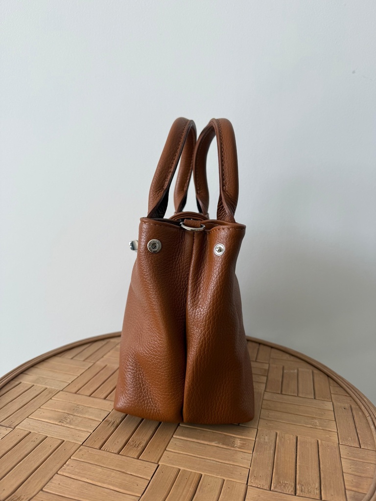 Bolso HUESO Piel Camel