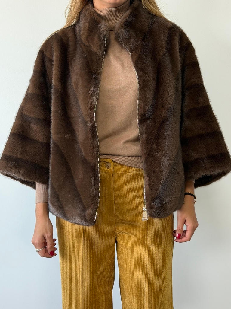 Chaquetón ZARINA Marrón
