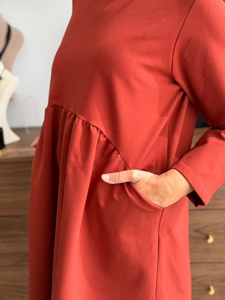 Vestido NOGUEL Calabaza