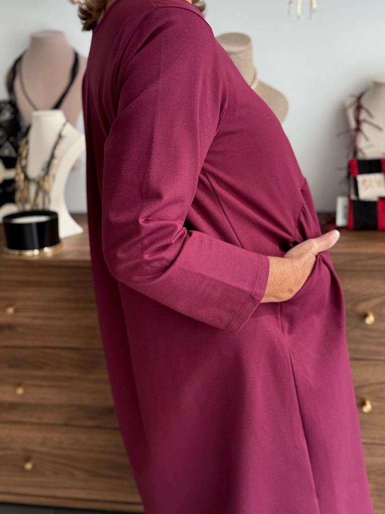 Vestido NOGUEL Tinto