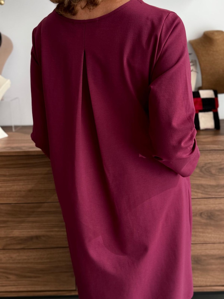Vestido NOGUEL Tinto