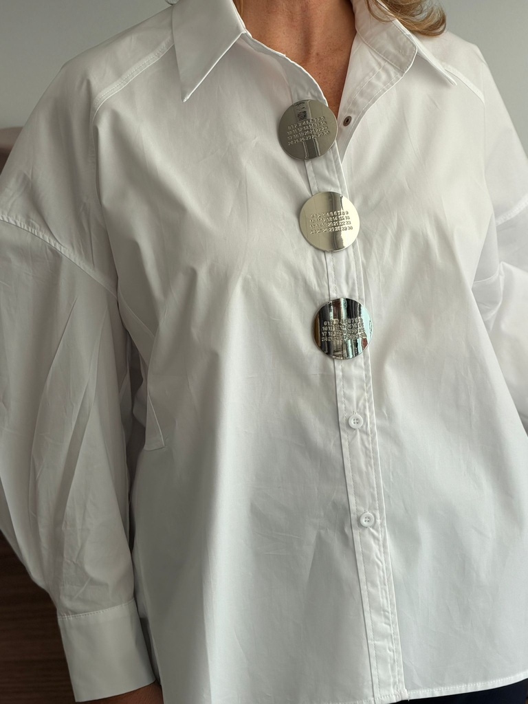 Camisa MONEDAS Blanca
