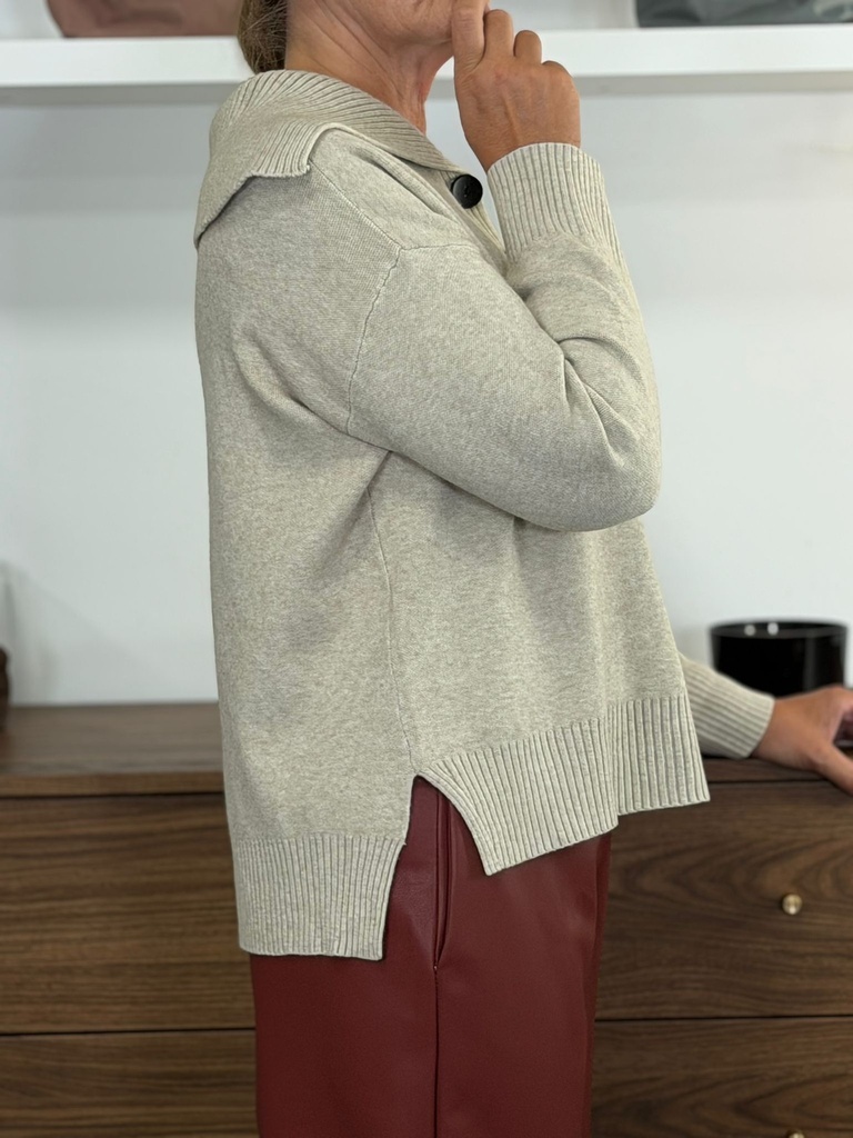 Jersey CUELLO Beige