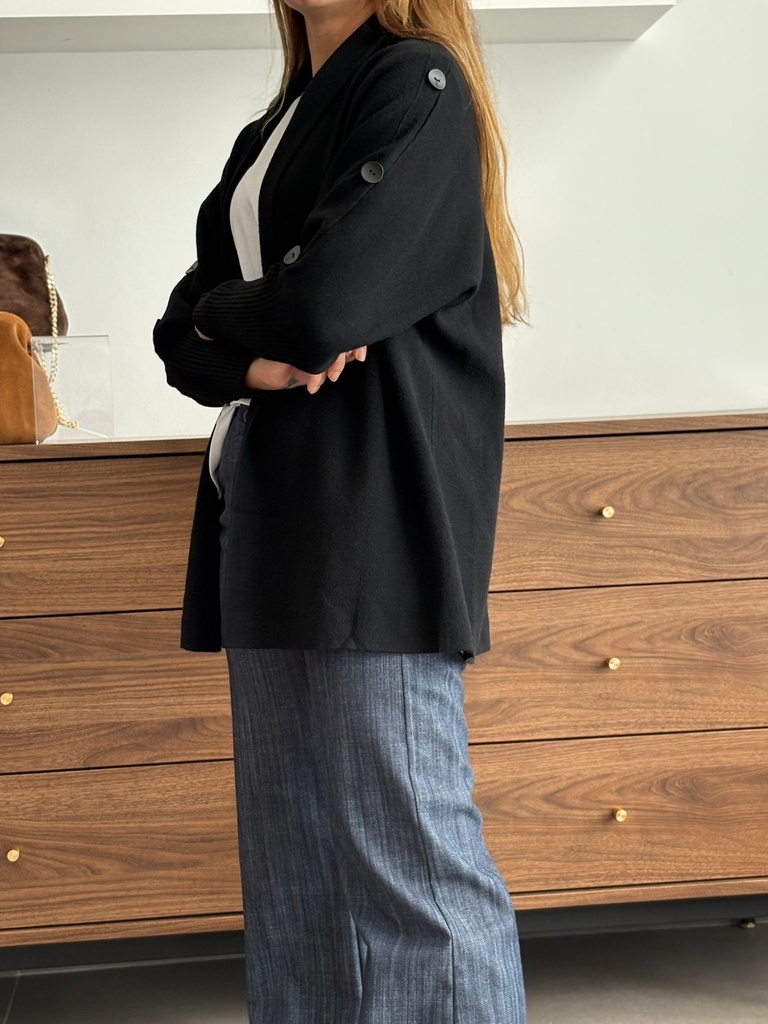 Chaqueta MARINERA Negro