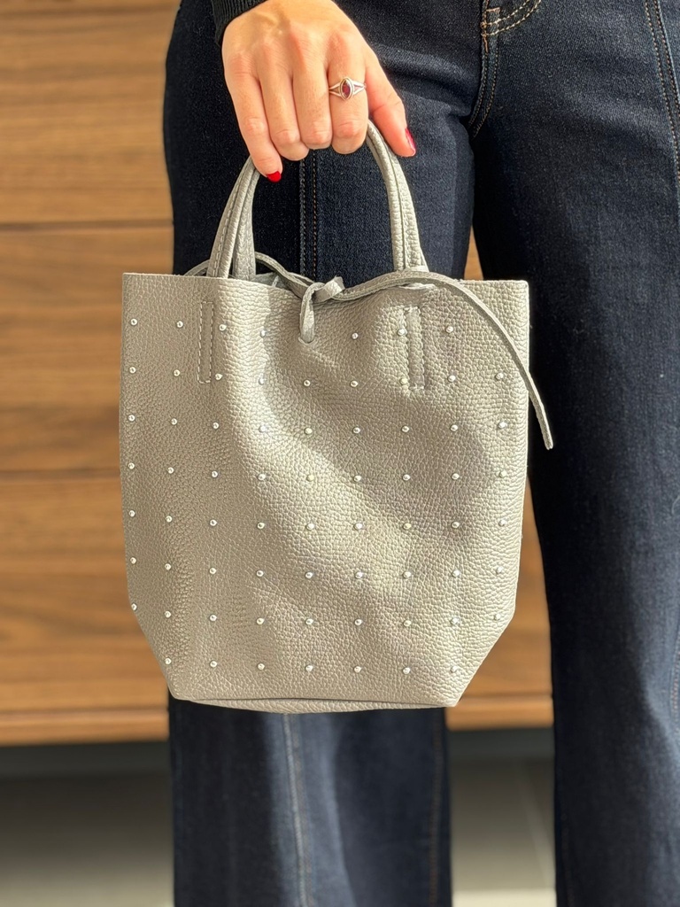 Bolso TACHAS MINI Gris