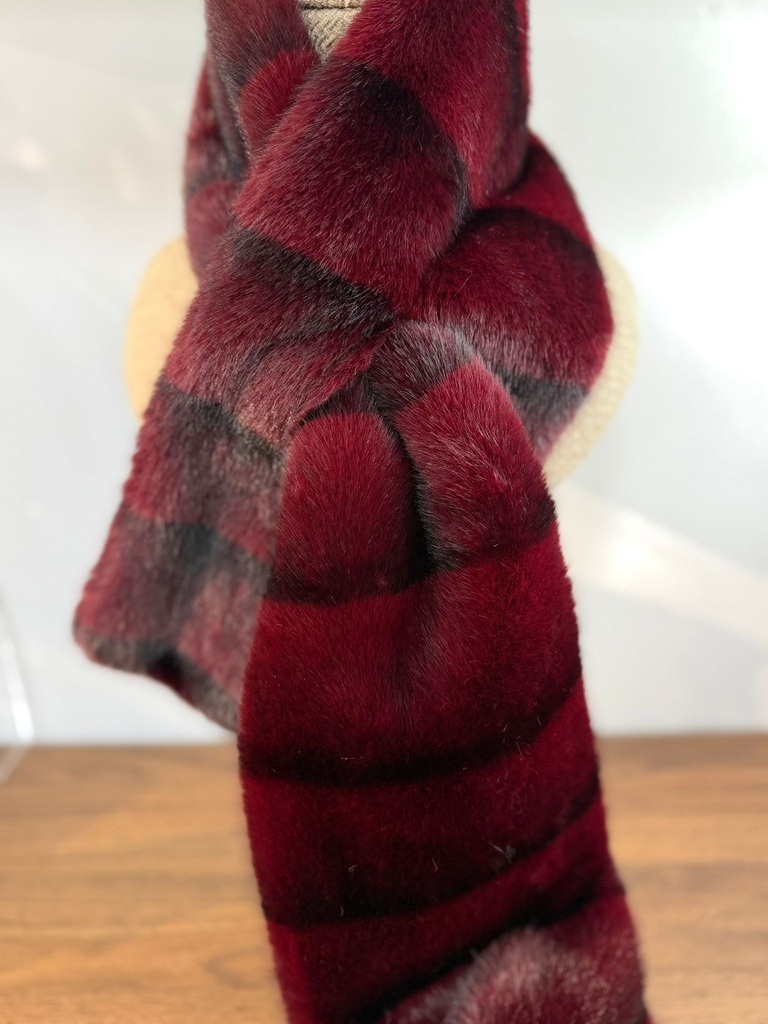 Bufanda NIEVE Burdeos