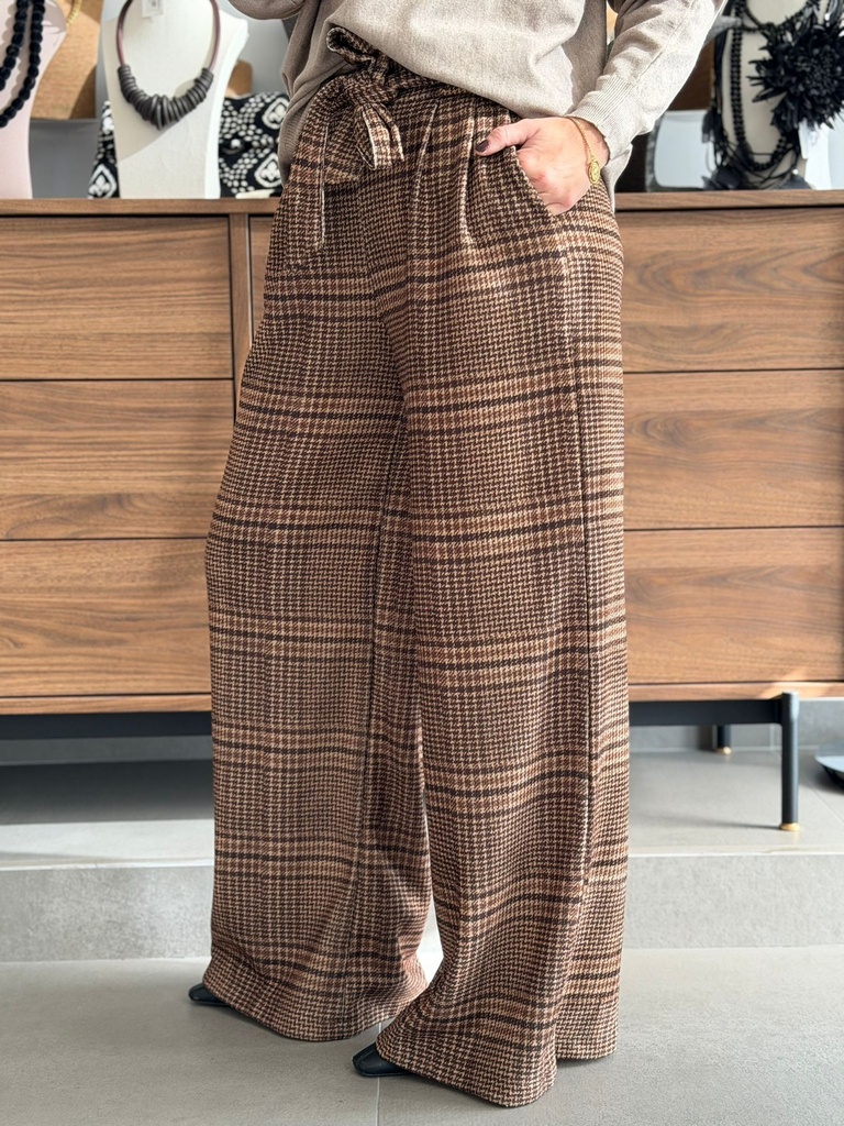 Pantalón FREDA Marrón