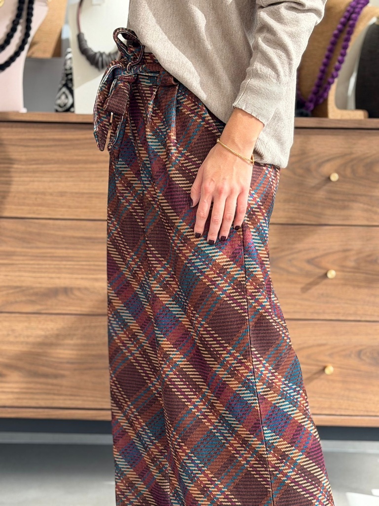 Pantalón FREDA Burdeos