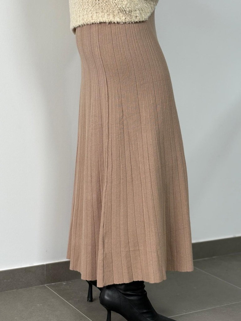 Falda AURORA Camel