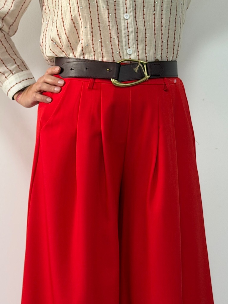 Cinturón PIEL Burdeos