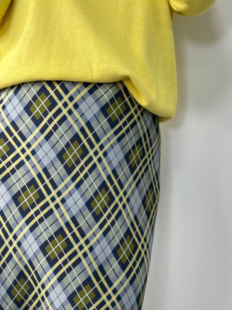 Falda ESCOCIA Pistacho