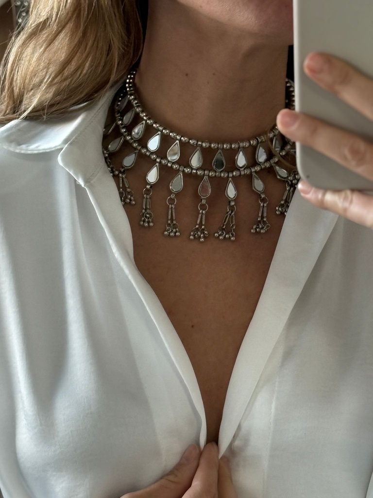 COLLAR CALIOPE PLATEADO