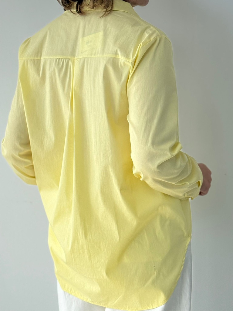 Camisa POPELÍN Amarillo