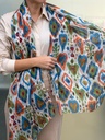 PAÑUELO SEDA IKAT 4